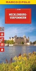 MARCO POLO Reisekarte Deutschland 02 Mecklenburg-Vorpommern 1:225.000