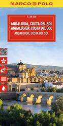 MARCO POLO Reisekarte Andalusien, Costa del Sol 1:200.000