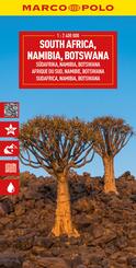 MARCO POLO Reisekarte S&uuml;dafrika, Namibia, Botswana 1:2,4 Mio.
