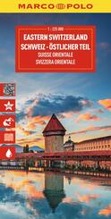 MARCO POLO Reisekarte Schweiz 02 &Ouml;stlicher Teil 1:225.000