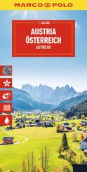 MARCO POLO Reisekarte &Ouml;sterreich 1:400.000