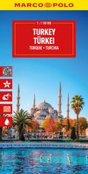 MARCO POLO Reisekarte T&uuml;rkei 1:1 Mio.