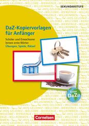 Deutsch lernen mit Fotokarten - Sekundarstufe I/II und Erwachsene - Sch&uuml;ler und Erwachsene lernen erste W&ouml;rter - &Uuml;bungen, Spiele, R&auml;tsel