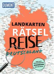 Landkarten-R&auml;tselreise Deutschland