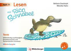 Lesen mit Rico Schnabel, Heft 11: Texte - silbierte Ausgabe