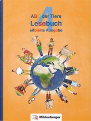 ABC der Tiere 4 - Lesebuch, silbierte Ausgabe