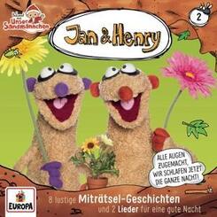 Jan & Henry - 8 R&auml;tsel und 2 Lieder,1 Audio-CD
