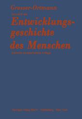 Grundri&szlig; der Entwicklungsgeschichte des Menschen