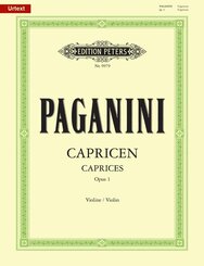 24 Capricen f&uuml;r Violine solo op. 1