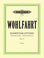 40 Elementar-Et&uuml;den f&uuml;r Violine solo op. 54