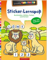 Sticker-Lernspa&szlig; (Wilde Tiere)