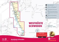 Sportbootkarten Satz 3: Westk&uuml;ste Schweden (Ausgabe 2026/2027)