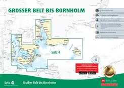 Sportbootkarten Satz 4: Gro&szlig;er Belt bis Bornholm (Ausgabe 2026)