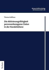 Die Aktivierungsf&auml;higkeit personenbezogener Daten in der Handelsbilanz