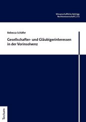 Gesellschafter- und Gl&auml;ubigerinteressen in der Vorinsolvenz