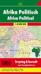 freytag & berndt Poster Afrika physisch-politisch 1:8 Mio.