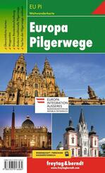 freytag & berndt Wanderkarte EU PI Europa Pilgerwege 1:2 Mio.