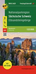 freytag & berndt Wanderkarte WKD 2401 Nationalparkregion S&auml;chsische Schweiz, Elbsandsteingebirge 1:25.000