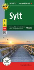 freytag & berndt Wanderkarte WKD 3759 Sylt 1:35.000