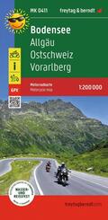 freytag & berndt Motorradkarte Bodensee 1:200.000