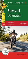 freytag & berndt Motorradkarte Spessart 1:200.000
