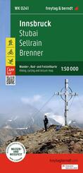 freytag & berndt Wanderkarte WK 0241 Innsbruck, Stubai - Sellrain - Brenner 1:50.000