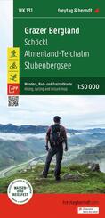 freytag & berndt Wanderkarte WK 131 Grazer Bergland, Sch&ouml;ckl - Almenland-Teichalm - Stubenbergsee 1:50.000