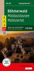 freytag & berndt Wanderkarte WK 262 B&ouml;hmerwald, Moldaustausee - M&uuml;hlviertel 1:50.000