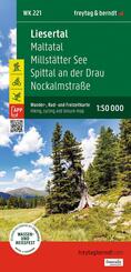freytag & berndt Wanderkarte Liesertal - Maltatal - Millst&auml;tter See - Spittal an der Drau - Nockalmstra&szlig;e 1:50.000