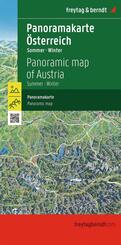 freytag & berndt Stra&szlig;enkarte &Ouml;sterreich Panoramakarte, Sommer / Winter 1:350.000