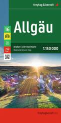 freytag & berndt Stra&szlig;enkarte Allg&auml;u 1:150.000