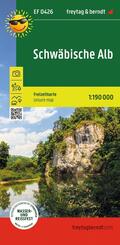 freytag & berndt Freizeitkarte Schw&auml;bische Alb 1:190.000