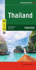freytag & berndt Stra&szlig;enkarte Thailand 1:900.000