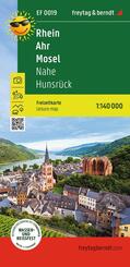 freytag & berndt Freizeitkarte Rhein - Ahr - Mosel 1:140.000