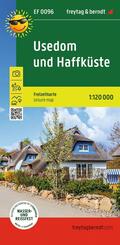 freytag & berndt Freizeitkarte Usedom und Haffk&uuml;ste 1:120.000