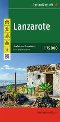 freytag & berndt Stra&szlig;enkarte Lanzarote 1:150.000