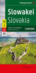 freytag & berndt Stra&szlig;enkarte Slowakei 1:200.000