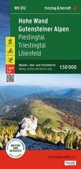 freytag & berndt Wanderkarte WK 012 Hohe Wand - Gutensteiner Alpen, Piestingtal - Triestingtal - Lilienfeld 1:50.000