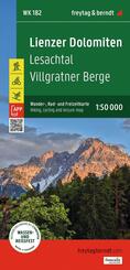 freytag & berndt Wanderkarte WK 182 Lienzer Dolomiten, Lesachtal - Villgratner Berge 1:50.000