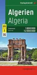 freytag & berndt Stra&szlig;enkarte Algerien 1:800.000