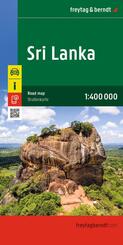 freytag & berndt Stra&szlig;enkarte Sri Lanka 1:500.000