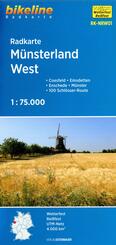 Radkarte M&uuml;nsterland West (RK-NRW01)