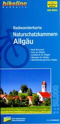 Radwanderkarte Naturschatzkammern Allg&auml;u RW-NSKA