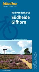 Radwanderkarte S&uuml;dheide Gifhorn