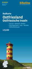 Radkarte Ostfriesland Ostfriesische Inseln