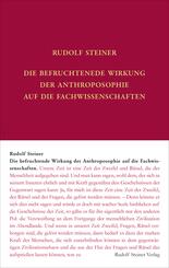 Die befruchtende Wirkung der Anthroposophie auf die Fachwissenschaften