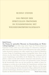 Das Prinzip der spirituellen &Ouml;konomie im Zusammenhang mit Wiederverk&ouml;rperungsfragen