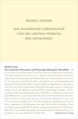 Das esoterische Christentum und die geistige F&uuml;hrung der Menschheit