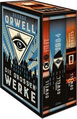 George Orwell, Die gro&szlig;en Werke. Farm der Tiere, 1984, Die gro&szlig;en Essays. Im Schuber