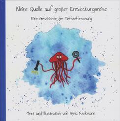 Kleine Qualle auf gro&szlig;er Entdeckungsreise